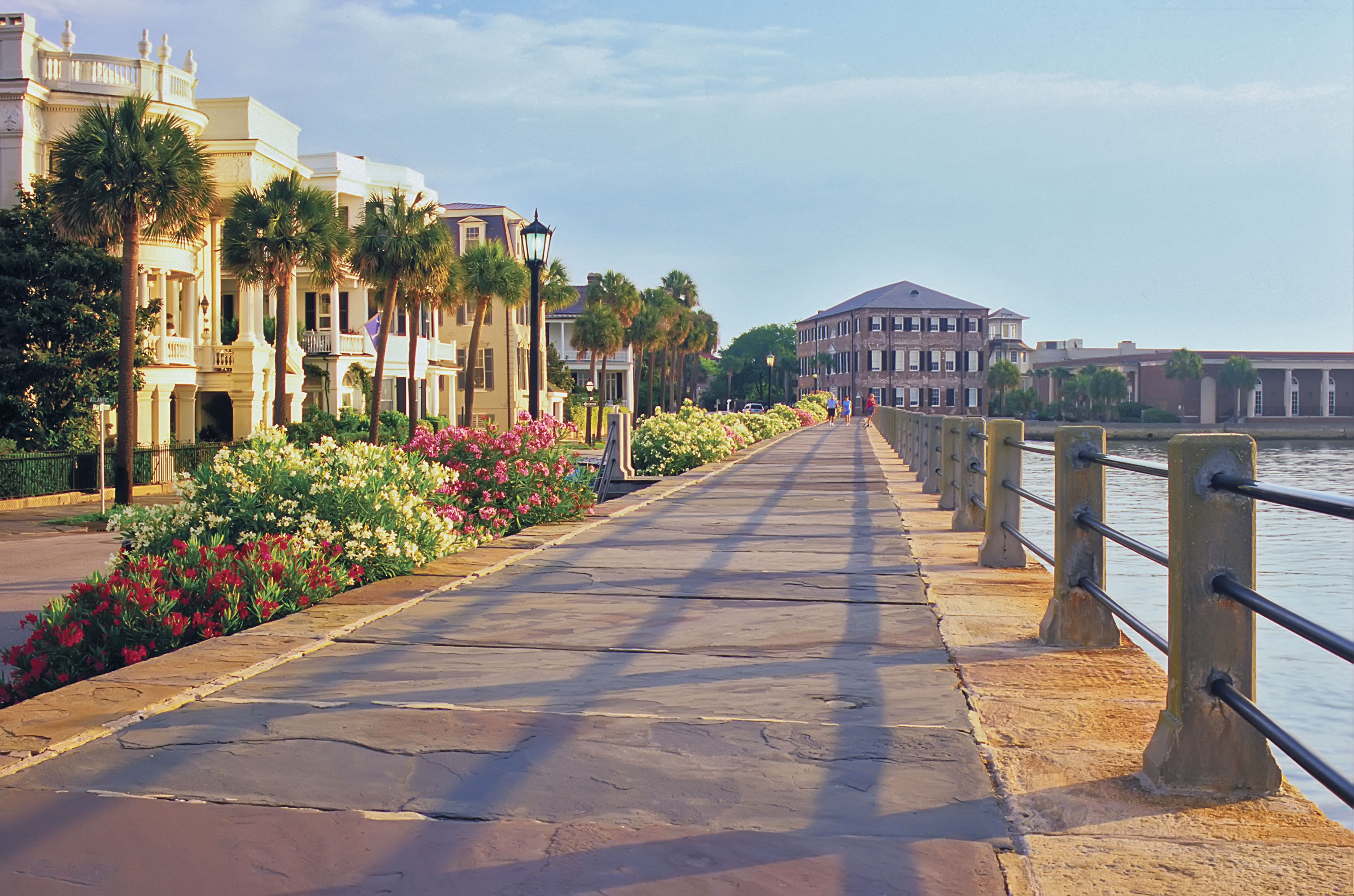 Charleston South Carolina is Charming along the Seawall get there easily from Wilmington Airport ILG